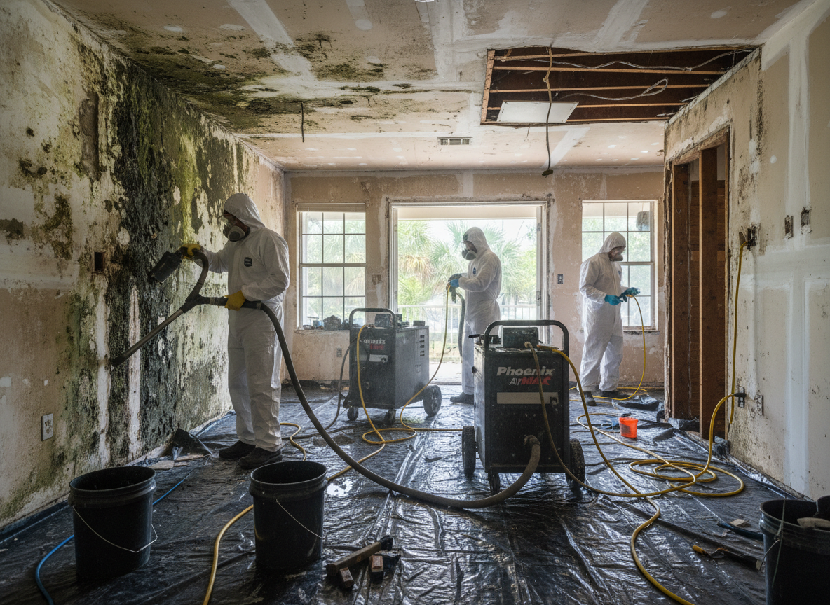 water damage restoration in West Melbourne